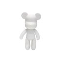 Gran oso decorativo para pintar 34 x 9 cm figura de resina DIY para verter pintura Arte de pouring creativo decoración moderna del hogar 1