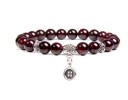 Granaat kralen armband 18
