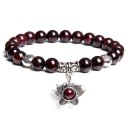 Granaat kralen armband 6