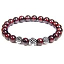Granaat kralen armband 7