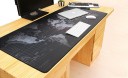 Grand tapis de jeu pour souris - Carte du monde 2