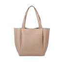Grande bolsa de senhora de ombro Bolsa de pele sintética com duas alças Bolso exterior à frente Dimensões 43 x 31 x 13 cm 1