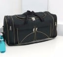 Grande borsa da viaggio a spalla Per vacanze e gite nel fine settimana Tasche anteriori e laterali con zip Tessuto oxford 34 x 26 x 69 2