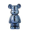 Grande figura in ceramica orso 27 x 14 x 10 cm Smalto lucido Decorazione di design per interni Statua decorativa per comò mensola 6