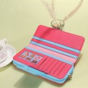 Grande porte-monnaie stylé pour femmes J2984 16