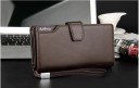 Grande portefeuille pour homme avec dragonne - Marron 3