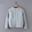 Graues Damen-Sweatshirt mit Herzen 1