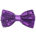 Gravata Borboleta com Lantejoulas Acessório Masculino Elegante Gravata Borboleta Brilhante Comprimento Ajustável Tamanho Universal Ideal para Eventos Formais e Festivos 15