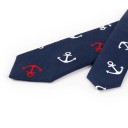 Gravata masculina com âncora T1235 3