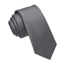 Gravata masculina riscada acolchoada 145 x 6 cm Gravata masculina elegante com acolchoamento subtil Acessório de moda estiloso 5