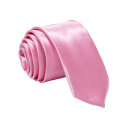 Gravata unisex fina de uma só cor 145 x 5 cm Fácil de limpar Atraente gravata para homens e mulheres Acessório elegante para camisa Formal e casual 18