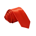 Gravata unisex fina de uma só cor 145 x 5 cm Fácil de limpar Atraente gravata para homens e mulheres Acessório elegante para camisa Formal e casual 22