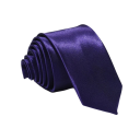 Gravata unisex fina de uma só cor 145 x 5 cm Fácil de limpar Atraente gravata para homens e mulheres Acessório elegante para camisa 11
