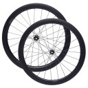 Gravel kola CSC 700C karbon bezdušová 30 mm (23 mm vnitřní) x 58 mm ocelová ložiska SHIMANO HG8-12S pro silniční a gravel kola 1