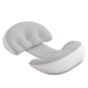 Graviditetspude til taljestøtte 64-78x36 cm Ergonomisk pude til gravide Ammepude Ryg-, ben- og hovedstøtte Aftageligt bomuldsbetræk 2
