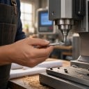 Gravierwerkzeuge CNC 40° x 0,1 mm Verpackung 10 Stück Dreischneidige V-Fräser Hartmetall Schaft 3,175 mm Länge 30 mm Silber Text und Details 4