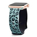 Gravírovaný remienok 38 mm 40 mm 41 mm pre Apple Watch série 1–9 SE SE2 Ultra Silikónový pás s leopardím vzorom Nastaviteľná veľkosť 12