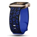 Gravirowany pasek 38 mm 40 mm 41 mm do Apple Watch serii 1–9 SE SE2 Ultra Pasek silikonowy w wzór lamparta Regulowana wielkość Premium 4