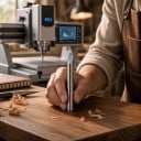 Gravurointiv V-freesit 45° x 0,1 mm 10 kpl Varsi 3,175 mm Pituus 30 mm Kolmiteräiset karbidiset Hopeiset CNC-freesille ja gravurointiin 2