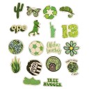 Green Stickers 50 pcs 2