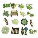Green Stickers 50 pcs 4