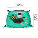 Green Waterproof Repotting Mat 50 x 50 cm Folding PE Mat for Gardening Protection Against Dirt and Water 6