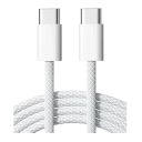 Γρήγορος φορτιστής καλώδιο 60W διπλό USB C και Τύπος C 2 μ γρήγορη φόρτιση και μεταφορά δεδομένων συμβατό με USB-C 6A 10