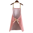 Grembiule di lino a righe senza maniche da cucina e giardinaggio Materiale naturale Protezione elegante per abbigliamento Pratica e leggera 3