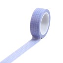 Grid Paper Adhesive Tape 10 m x 15 mm DIY Masking Planner Decorative Tape for Scrapbooking and Journaling Various Colours 16