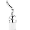 Grifo de fregadero con 3 modos, tubo de extensión de filtro y rotación de 360°, acero inoxidable, uso universal en cocina y baño 16,5×5,5 cm 3