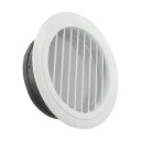 Griglia di ventilazione rotonda 150 mm 192x70x145 mm Griglia in plastica regolabile in ABS Copertura a lamelle per parete e soffitto Copertura di ventilazione resistente per uso interno 1