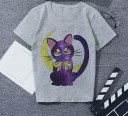 Grijs T-shirt voor dames met opdruk 13