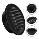 Gril de ventilație din inox 130 mm cu capac rotund 125x190x55 mm, capac pentru orificiul de ventilație, dop pentru sistemul de ventilație pentru pereți exteriori, protecție împotriva dăunătorilor 3