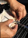 Gril rotatif à poulet avec moteur 4