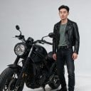 Grilă de protecție a farului Pro Triumph Street Twin 900 și Scrambler 900 Capac rotund pentru far Negru Stil vintage Pentru motocicletă 6