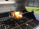 Grillet roterende kyllingespyd med motor 3