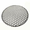 Grillező rács kerek 34 cm Rozsdamentes acél Vastagság 2 mm Drót 5 mm BBQ rács hús, zöldség, hal grillezéséhez Rács grillezőhöz, tűzrakóhoz, kerthez 2