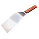 Grillip Spatula 29 x 7 x 12 x 11,6 cm Ruostumaton teräksinen lihankääntäjä ja hampurilaiset Puinen kahva BBQ keittiövälineet grillaukseen 4