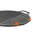 Grillrács 26 x 8,5 x 2 cm Rozsdamentes acél Hordozható rács hús, zöldség és hal grillezéséhez Kültéri grillrács és kempingezés Ezüst 2
