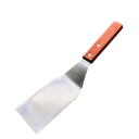 Grillspatel 29 x 7 x 12 x 11,6 cm RVS spatel voor vlees en burgers Houten handvat BBQ keukengerei voor grillen 2
