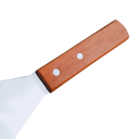 Grillspatel 29 x 7 x 12 x 11,6 cm RVS spatel voor vlees en burgers Houten handvat BBQ keukengerei voor grillen 5