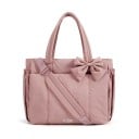 Große Damen Umhängetasche mit mehreren Fächern und verstellbarem Schulterriemen, Polyester Tasche für Reisen ins Fitnessstudio 3