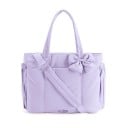 Große Damen Umhängetasche mit mehreren Fächern und verstellbarem Schulterriemen, Polyester Tasche für Reisen ins Fitnessstudio 2