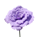 Große künstliche Pfingstrose realistischer Blütenstand 50 cm PE-Gewebe Dekoration für Vase, Tisch, Kommode, Regal und Innenraum 7