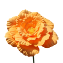 Große künstliche Pfingstrose realistischer Blütenstand 80 cm PE-Gewebe Dekoration für Vase, Tisch, Kommode, Regal und Innenräume 9
