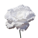 Große künstliche Pfingstrose realistischer Blütenstand 80 cm PE-Gewebe Dekoration für Vase, Tisch, Kommode, Regal und Innenräume 3