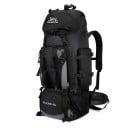 Großvolumiger Wanderrucksack 90 l mit Befestigungsriemen 85 x 35 x 20 cm Seitentasche und Hüftgurt Für Trekkingexpeditionen und Camping 3