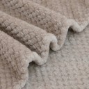 Gruby koc polarowy dla niemowlaka 70x100 cm Kolorowy koc ocieplany Kocyk termiczny do wózka i łóżeczka Dla noworodków 2