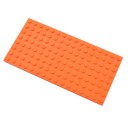 Grundplattor för byggklossar 5 st 6,4 x 12,8 cm Kompatibel med Lego och andra byggstenar Små byggplattor Tegeltillbehör Kreativ lek 10