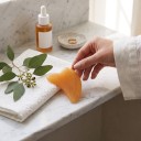 Gua Sha -hartsi 9,5 x 5,5 cm Käsin käytettävä hierontaraspeli pyöristetyillä reunoilla Meripihka Kasvojen, kaulan ja kehon hierontaan 6